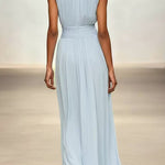 Margovil Crewneck Sleeveless High Waist Maxi Dress