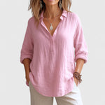 Nayeli | Soft and Stylish Linen Blouse