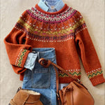 Josefina | Stylish Retro Knit Sweater