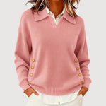 Kendra | Elegant Buttoned Sweater