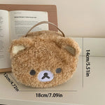 Bearie Plush Makeup Organizer Case