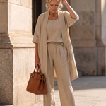 Yael™ | Three Piece Relaxed Top Pant Set