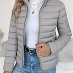 Nalia ��� Quilted High-Neck Jacket
