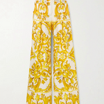 Loose Wide Leg Printed Casual Pants Bottoms Trousers