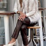 Mottled Fur Vest