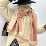Original Warm Letter Print Shawl&Scarf