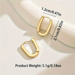 Elegant geometric hoops