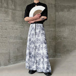 Printed Multi-panel Casual Trousers