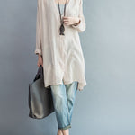 Original Solid Sun-Protection V-Neck Blouse Tops