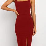 Square Neck Sling Cover Hip Party Dress