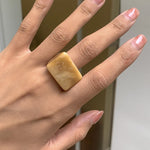 Original Stylish Resin 8 Colors Geometric Ring