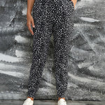 Nadorine Casual Drawstring Elastic Waist Jogging Jogger Pants with Pockets