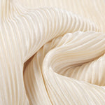 Pleated Two-Piece Set Long Sleeve Loose Fit Button Down Shirts Blouses Tops Wide Leg Pants Sets
