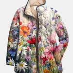 Kaia | Charming Vintage Floral Print Quilted Jacket