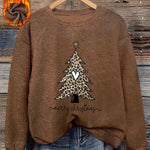 Luna ��� Fluffy Heart-Button Knit Sweater