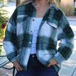 Plaid Print Shirt Jacket Outerwear