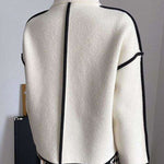 Urban Color Block Long Sleeve Jacket