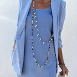 Nadorine Casual Blazers Long Sleeve Work Office Jacket