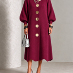 Sienna - Long Sleeve Button-Down Dress