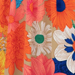 Floral Frenzy Printed Puff Sleeve Back Smocked Maxi Dress