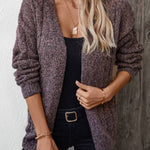Casual and Fashionable Long-sleeved Sweater Jacket