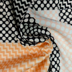 High Waisted Loose Printed Split-Joint Striped Long Skirts Skirts
