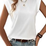 Nadorine Women's Shirt Casual T-Shirt Summer Top (DE Only)