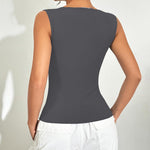 Nadorine Going Out Tops Slim Fit Sleeveless Crop Tank Tops
