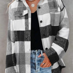 Nadorine Women's Checked Shirt-Jacket