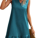 Nadorine Summer Dress Women's Sleeveless V-Neck T-Shirt (DE Only)