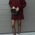 Knitted Two-Piece Skirt