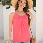 Nadorine Tank Top Damen Sommer Neckholder Oberteile (DE Only)