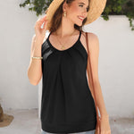 Nadorine Tank Top Damen Sommer Neckholder Oberteile (DE Only)
