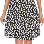 Nadorine A-line dress V-neck floral dress elegant summer dresses (DE Only)