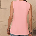 Zeagoo Women's Tank Tops Loose Fit Casual V Neck Boho Shirts