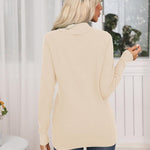 Nadorine Sweaters for Women Long Sleeve Shirts V Neck Knit Pullover