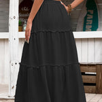 Zeagoo Womens Casual Maxi Skirts High Waist Boho Skirts