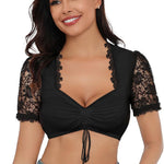 Nadorine Dirndl Blouse Women's Lace Dirndl Blouses (DE Only)