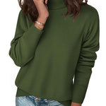 Nadorine Classic Chunky Turtleneck Pullover Sweater (US Only)