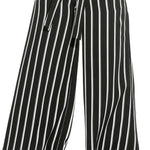 Zeagoo Women's Trousers Casual Wide Straight Cut Suit Trousers (DE Only)