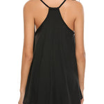 Women Tank Tops Summer Spaghetti Strap Cami Top Shirt Loose Flowy Cotton Racerback Blouses - Nadorine (Us Only)
