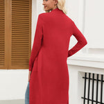 Nadorine Women's Long Cardigans Sweater Lightweight Duster Coat
