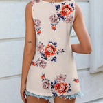 Nadorine Women V Neck Lace Tank Tops