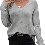 Nadorine Women's Knitted Jumper Elegant Pullover (DE Only)