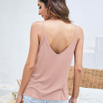 Nadorine Tank Top V-Neck Sleeveless Summer Tops (DE Only)