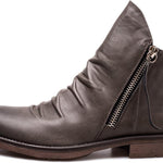 Sebastian Moretti | Vintage Side-Zip Leather Boots For Men