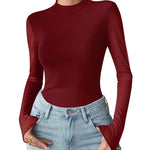 Fashion Slim Fit Mesh Long Sleeve Underwear T-shirt (US Only)