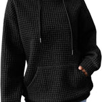 Nadorine Hoodie Oversize Hoodie Casual Waffle Pullover (DE Only)