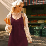 Nadorine Women's Boho Summer Dress Bohemian Mini Dress (DE Only)
