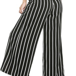 Zeagoo Women's Trousers Casual Wide Straight Cut Suit Trousers (DE Only)
